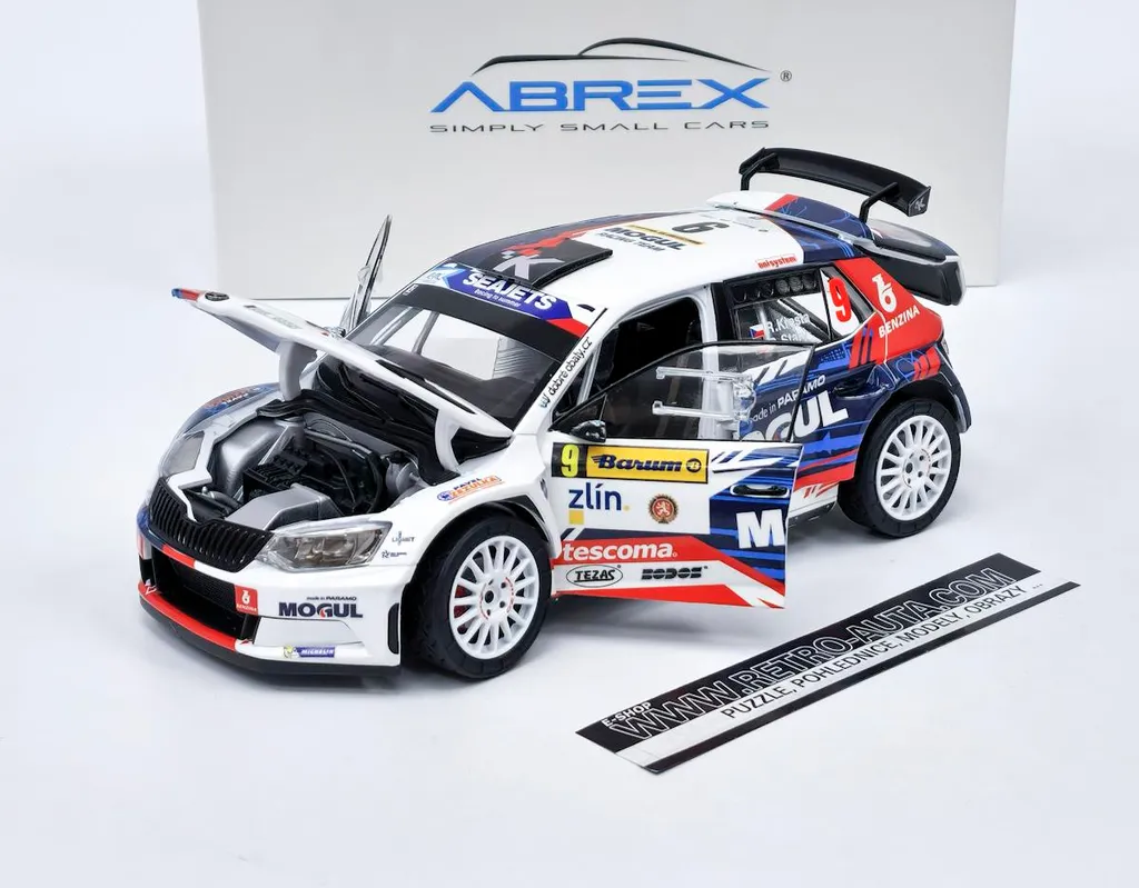 Réplique Škoda Fabia III R5 1:18 Abrex Rallye de Bohême 2019 #5