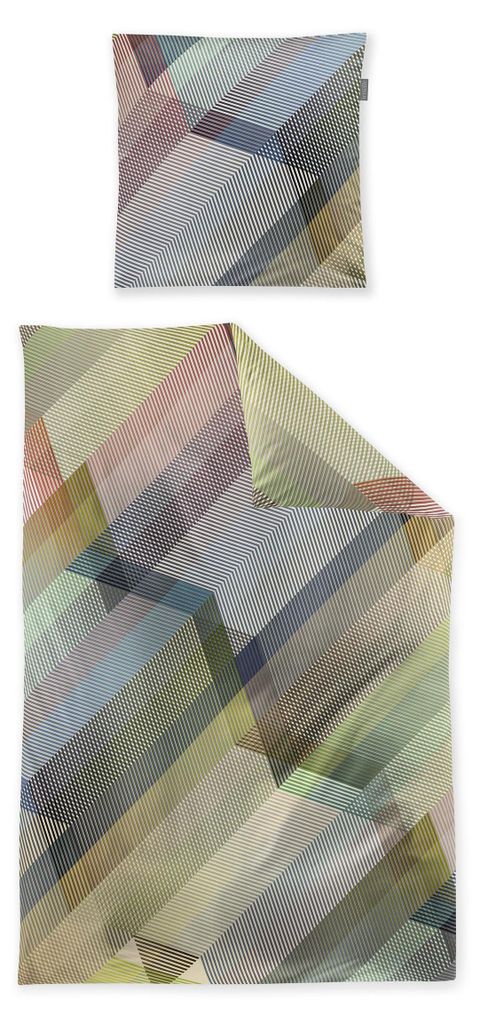 Irisette Bettwäsche bunt 1x 135x200 cm + 1x 80x80 cm Produktbild 