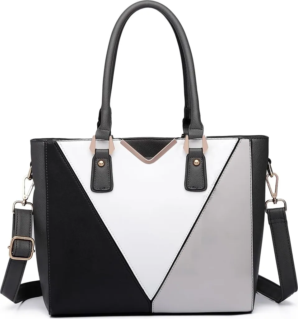 Borsetta Elegante Ecopelle Chic | Tracolla Regolabile Gold Details