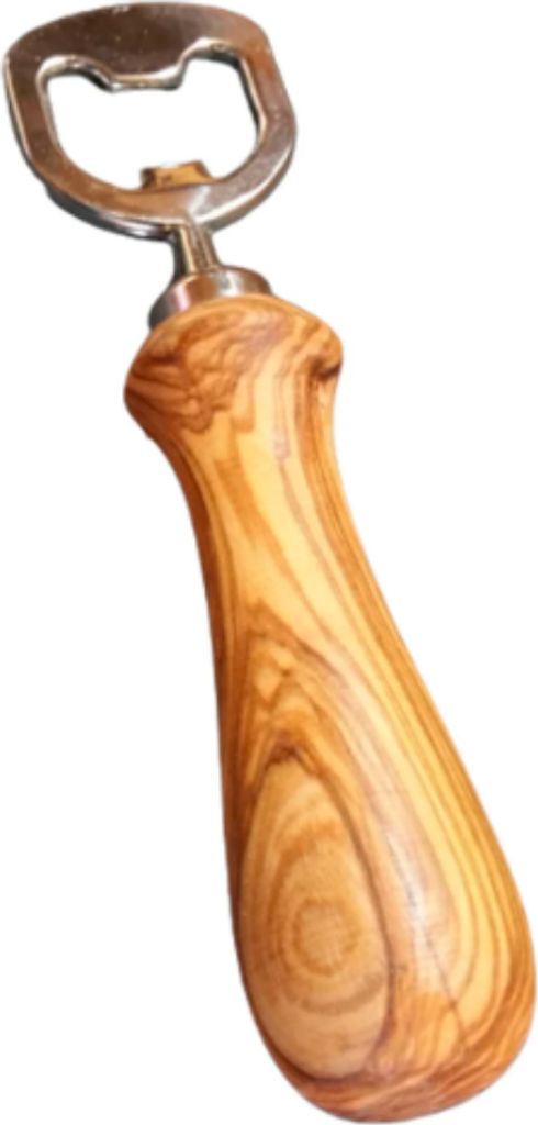 Flaschenöffner Big Boy mit Griff aus Olivenholz, Produktbild 