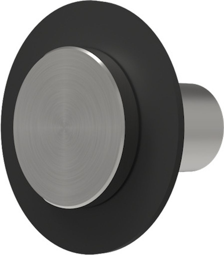 Moderner Kleiderhaken aus Messing / Edelstahl Farboptionen und Größenvarianten, Farbe:Schwarz, Größe:Medium, Material:Edelstahl