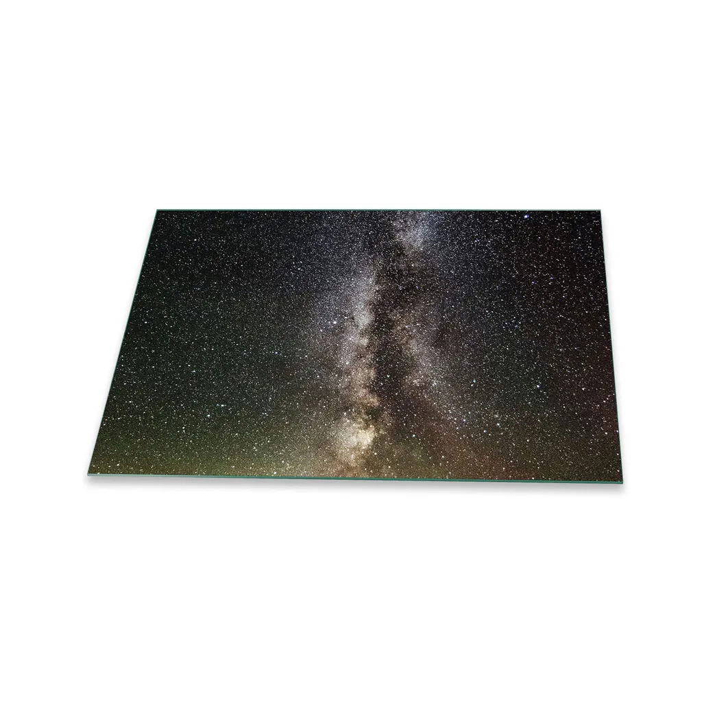 Piastra di copertura per piano cottura in ceramica 80x52 Astratto Nero Copertura Vetro Splashback Deco