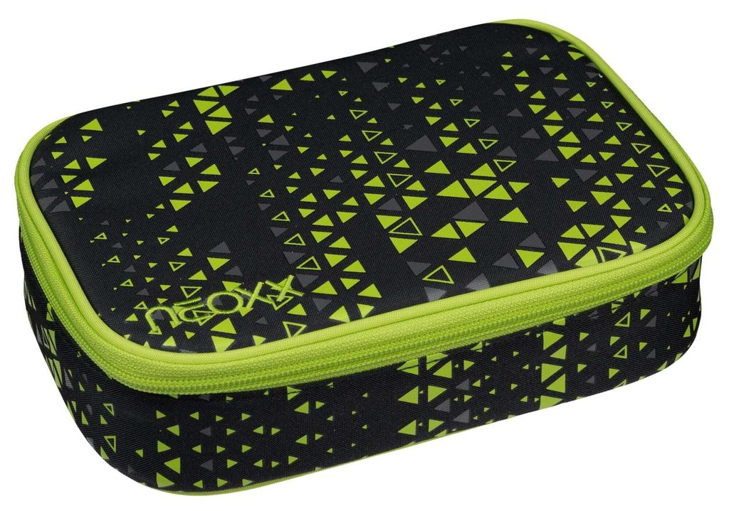 neoxx Schlampermäppchen Dunk Pencil Case Code Breaker schwarz hellgrün