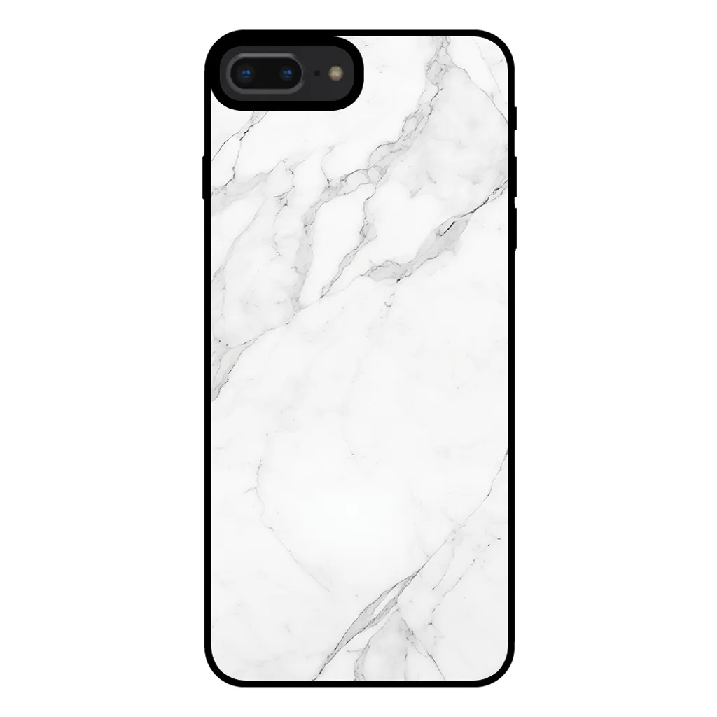 Cover iPhone 7 Plus Marmo Bianco Smartphonica - TPU Slim Design