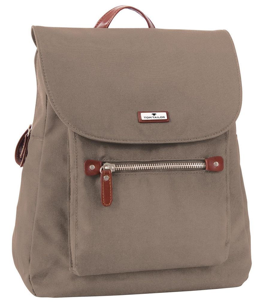 Tom Tailor RINA, Rucksack M, taupe