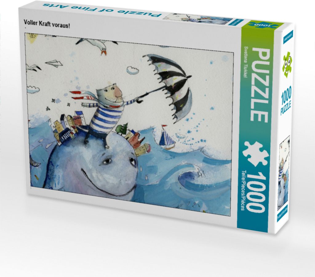CALVENDO Puzzle Voller Kraft voraus! | 1000 Teile Lege-Größe 64x48cm Foto-Puzzle für glückliche Stunden