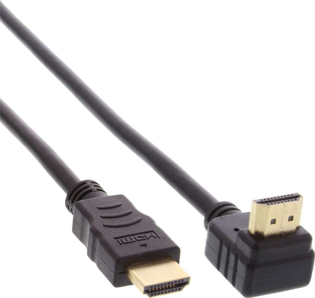 InLine® 17033V Câble HDMI, anguleux, HDMI High Speed avec Image du produit 