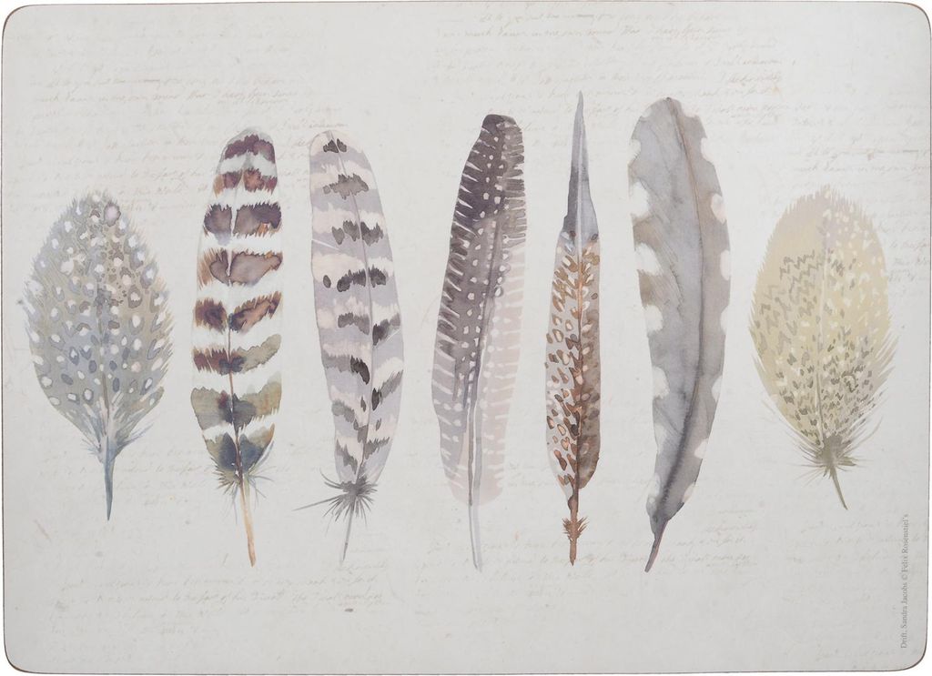 Korkové prostírání Feathers malé Obrázek produktu 