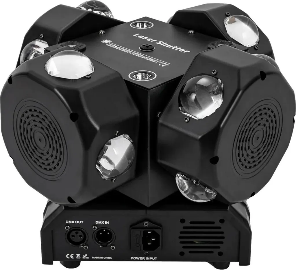 Lyre LED 4 Têtes 200W Multi-effets - Solution Éclairage Fluide et Puissant - 2