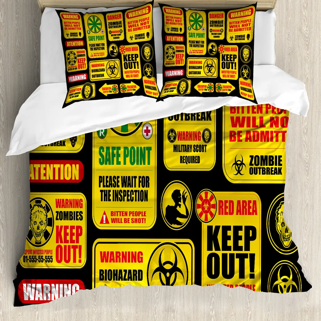 Set Letto Zombie Apocalypse ABAKUHAUS 200x200 - Stile Horror Grunge