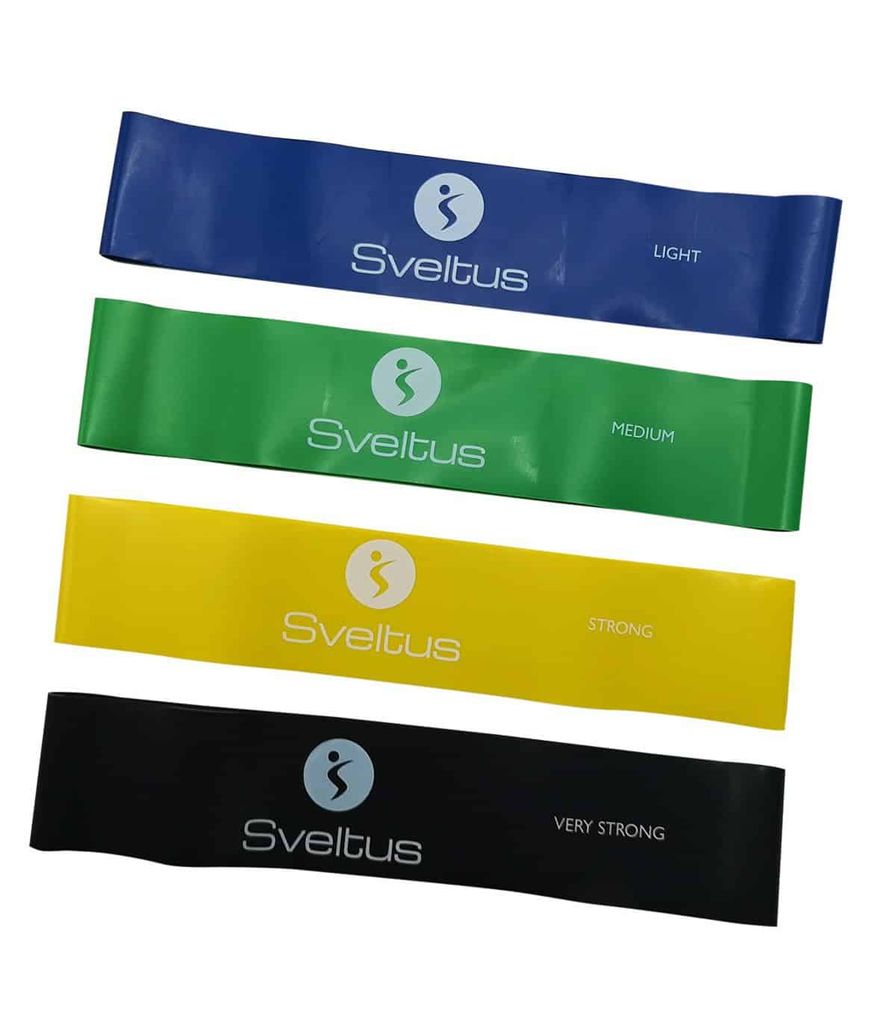 Sveltus Set of 4 Aerobic Latex Bands 10 kg-13 kg-18 kg-22 Obrázok produktu 