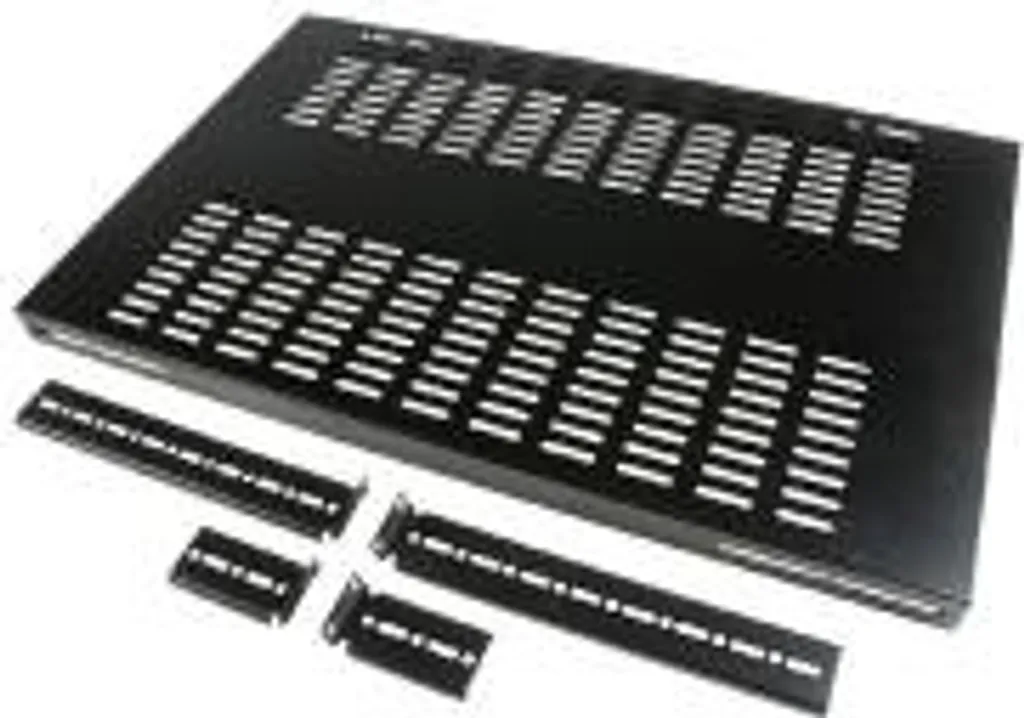 StarTech.com Tablette 19 Pouces Réglable pour Baie Serveur Ventilée Noir