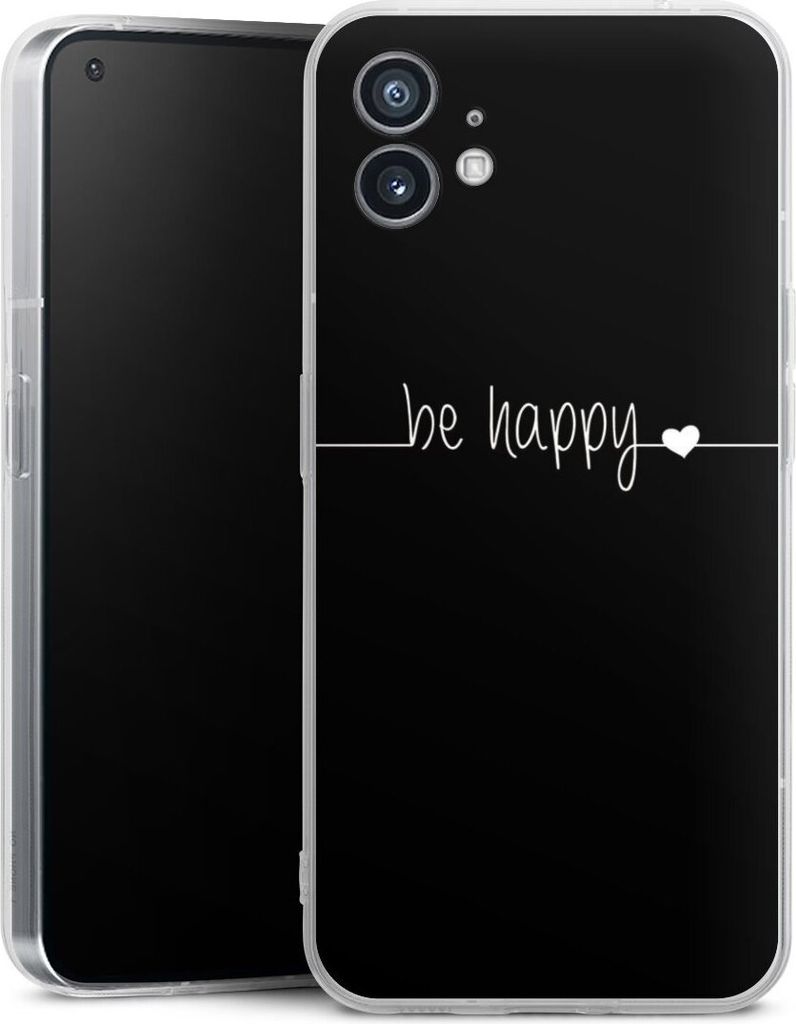 DeinDesign Handyhülle für Nothing Phone 1 Silikon Hülle Case Smartphone Schutzhülle Glück Sprüche Statement