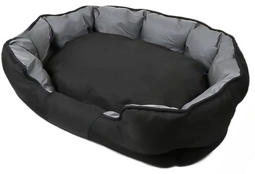 XL-Wasserfestes Hundebett mit Kissen - Waschbare Oxford-Decke - Komfortable Schlafbank für große Hunde