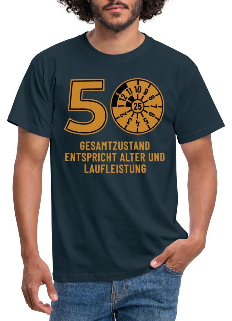 Spreadshirt 50. Geburtstag | Design Männer T-Shirt, L, Navy