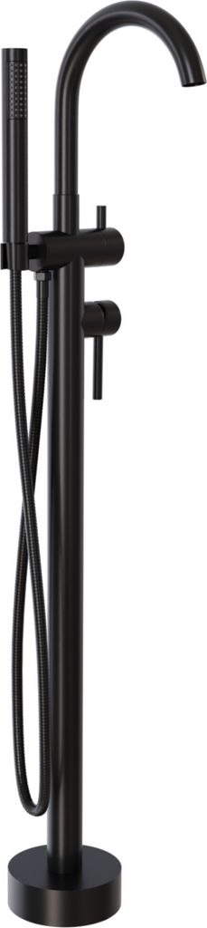 Badewannenarmatur 8028B in Schwarz - freistehende Wannenarmatur Standarmatur