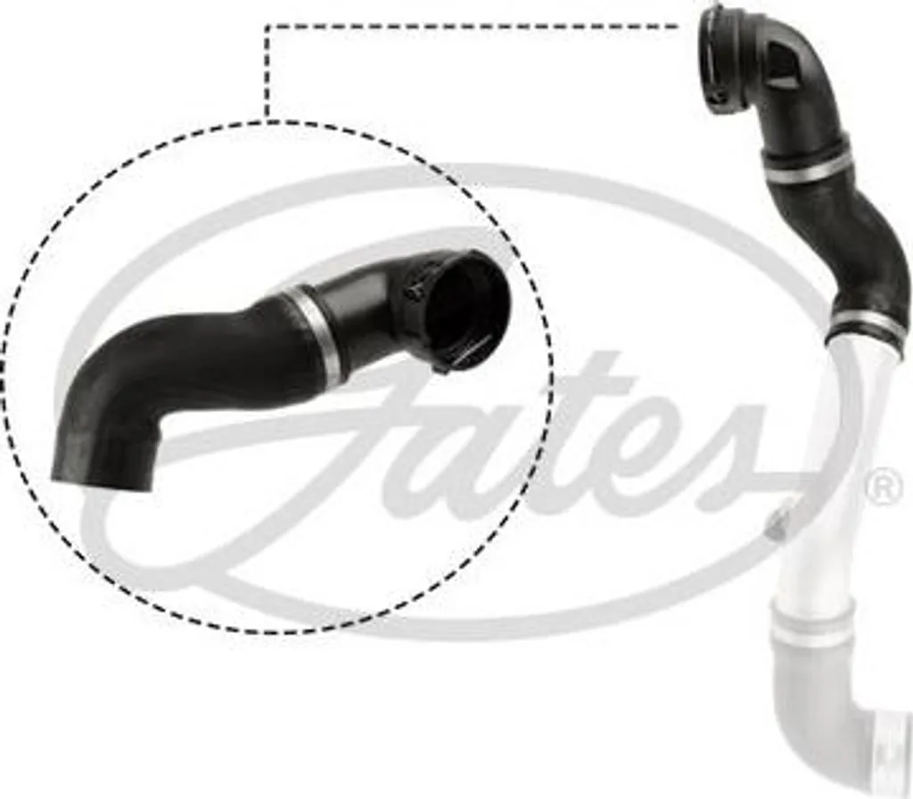 Durite de turbo pour X3 GATES 09-0730 - Liaison intercooler fiable