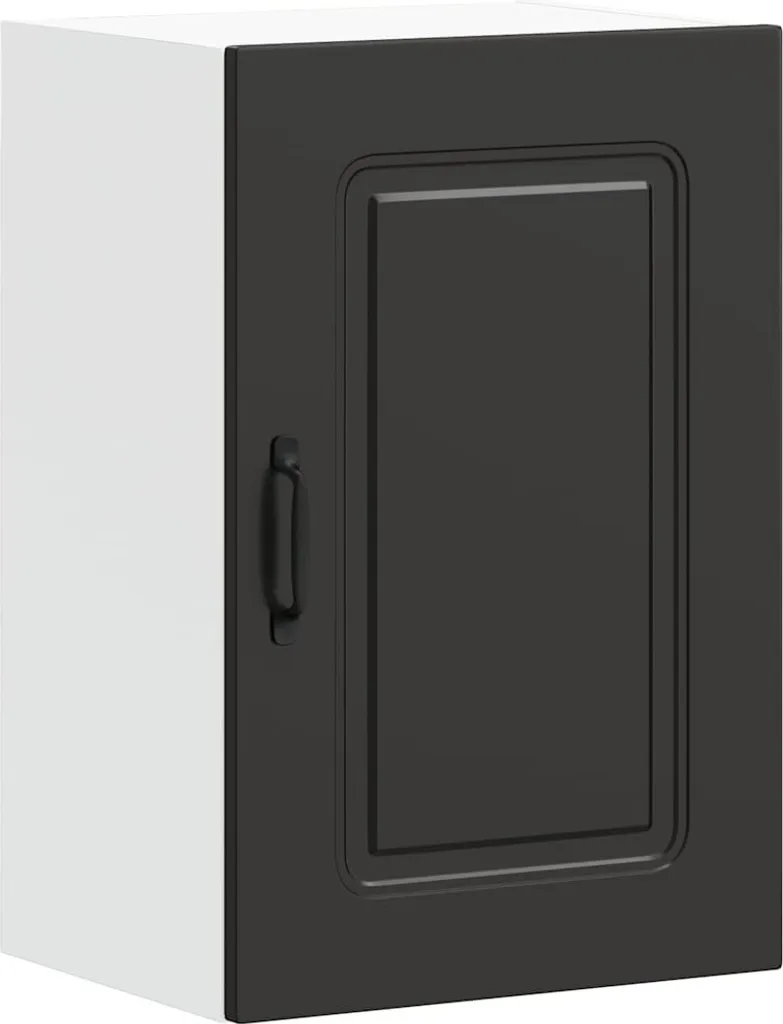 vidaXL Pensile da cucina Kalmar in legno nero