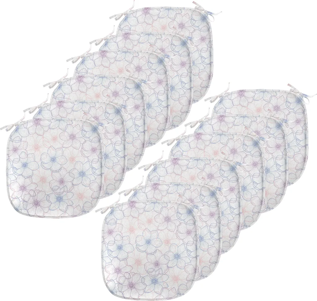 Cuscini Decorativi ABAKUHAUS 40x40 Rosa Antico e Grigio - Set 12