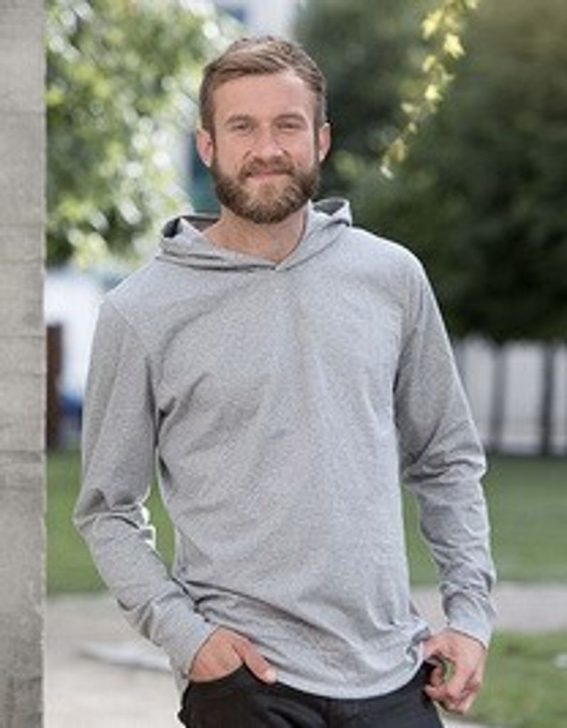 Neutral O62101 | Herren Jersey Hoodie / 100% Fairtrade Baumwolle - Farbe: White - Größe: 3XL