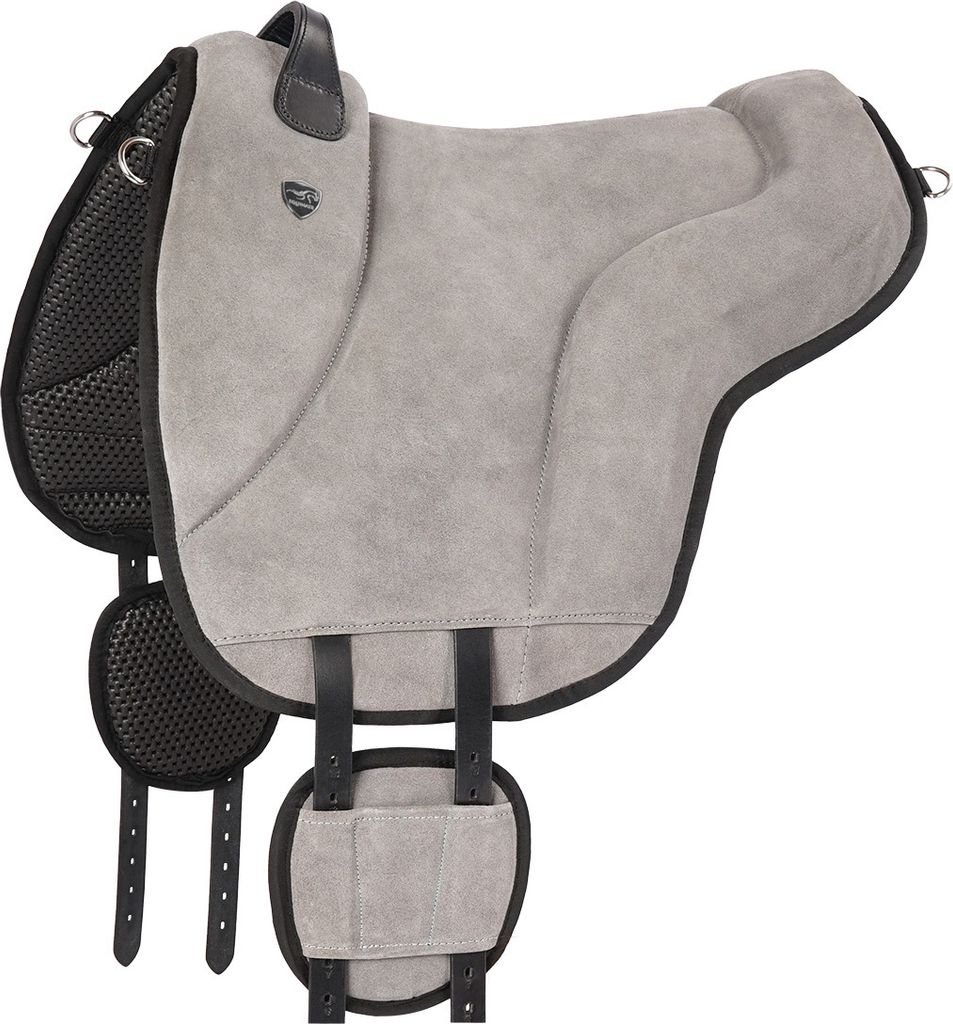 Equinate Reitpad California aus Wildleder Pony Dunkelgrau