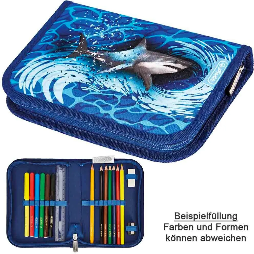 Cartable ergonomique Herlitz Loop Plus Blue Shark contre le mal de dos - 11