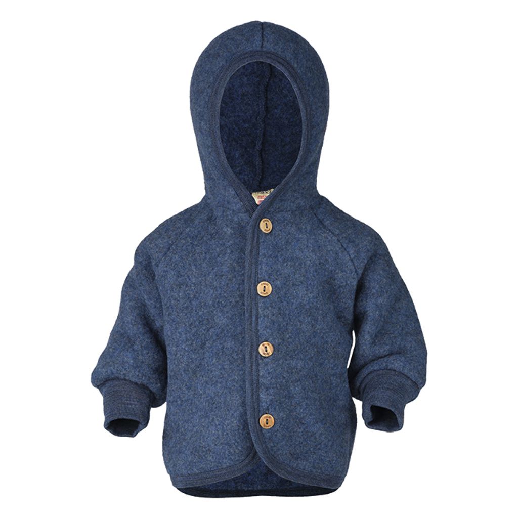 Engel  Kinder Kapuzenjacke mit Holzknöpfen Wolljacke, Gr. Produktbild 