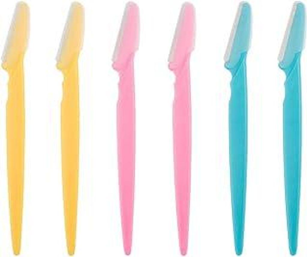 Augenbrauenrasierer, Augenbrauen Rasierer Trimmer, Gesicht Rasiermesser, Dermaplaning Rasierklingen Beauty Eyebrow Shaper Razors Damen 6 St