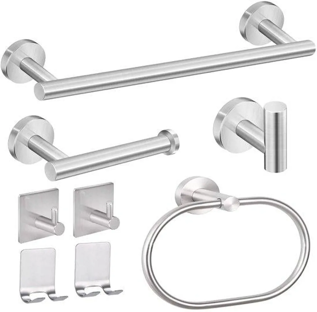 Finis la rouille et le désordre avec ce set de salle de bain en inox