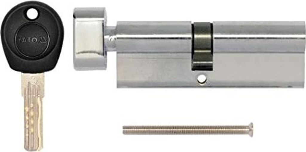Yato 69921 Schließzylinder Chrom mit Drehknopf 31/36mm