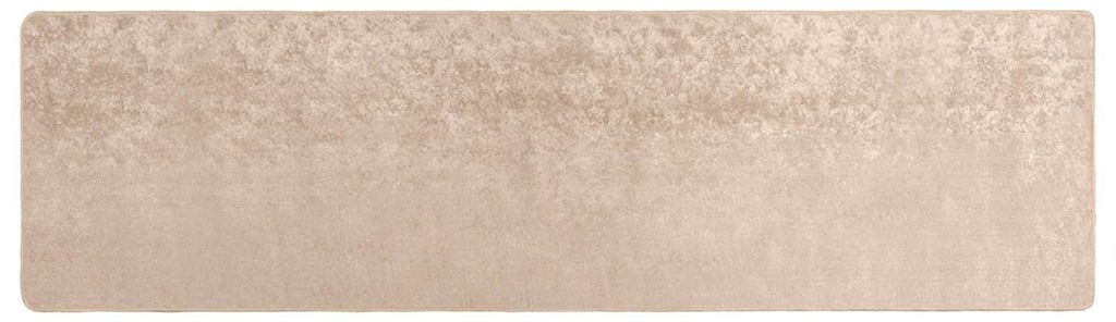vidaXL Teppichläufer MARSA Beige 100 x 400 cm Polyester und PVC