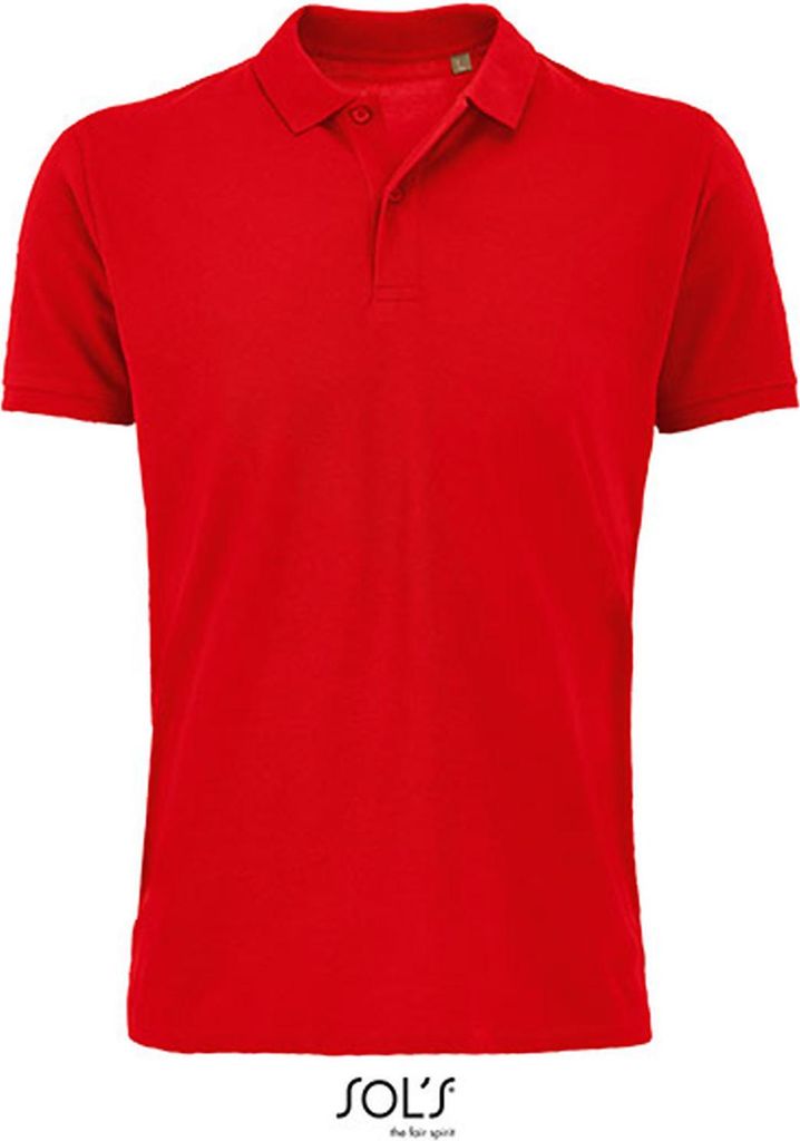 SOLs 03566 | Herren Polo, Planet Men Polo Shirt, 100% Baumwolle - Farbe: Red - Größe: 5XL