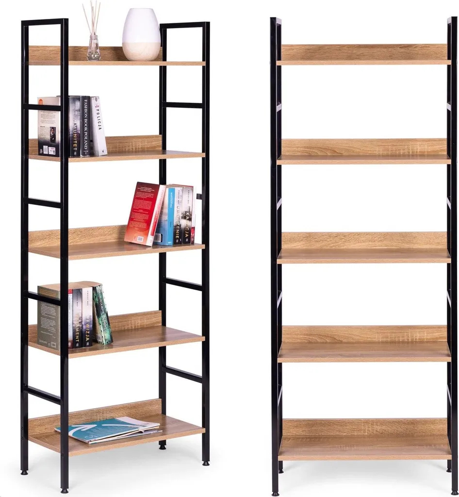 Miglior Scaffale Qualità Prezzo ModernHome | 5 Ripiani MDF e Metallo
