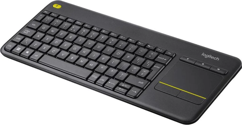 Clavier sans fil Logitech K400 Plus noir QWERTY idéal pour PC relié TV - 8