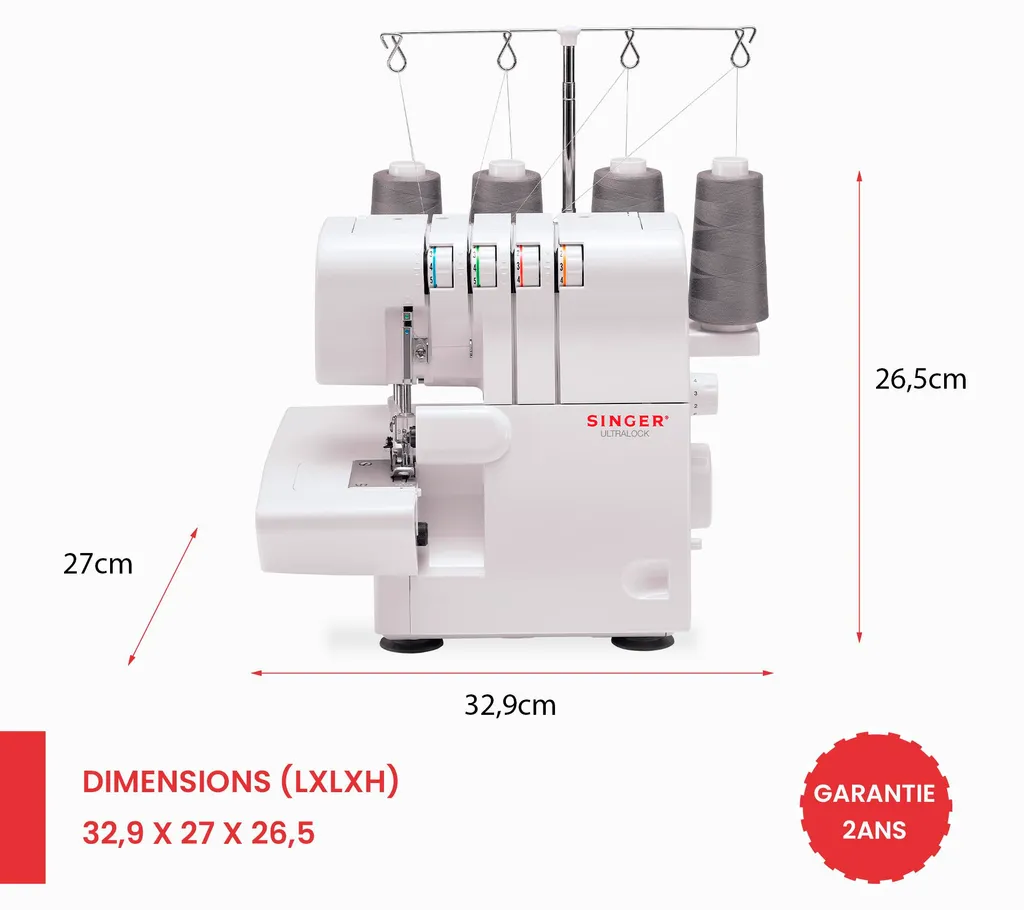 Machine Surjeteuse SINGER 14SH644 Pack Accessoires et Formation Offerte - 5
