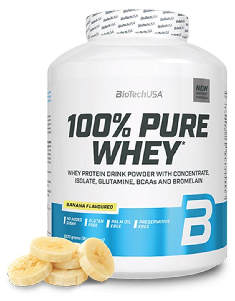 Whey protéine - Biotech USA - 100% PURE WHEY (2,27KG) - Image du produit 