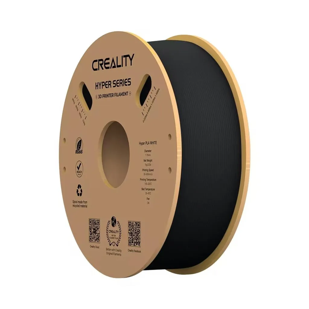 Consommable Imprimante 3D : Bobine Filament PLA 1.75 mm Noir Super Speedy 1kg