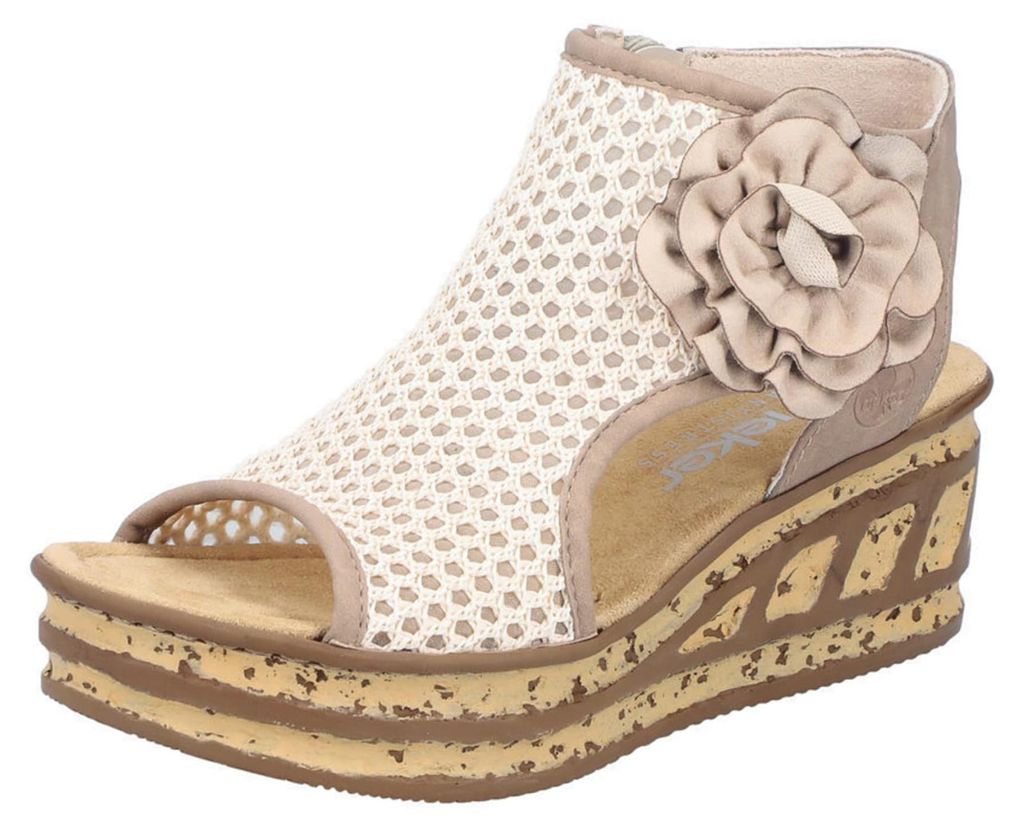 Rieker Keilsandalette Beige Produktbild 