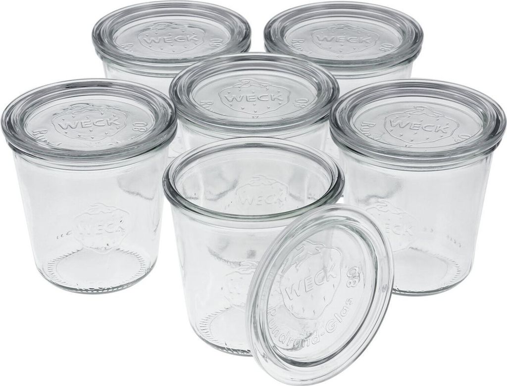 Weck 5900902, 80 mm, 80 mm, 87 mm, 6 szt. Zdjęcie produktu 
