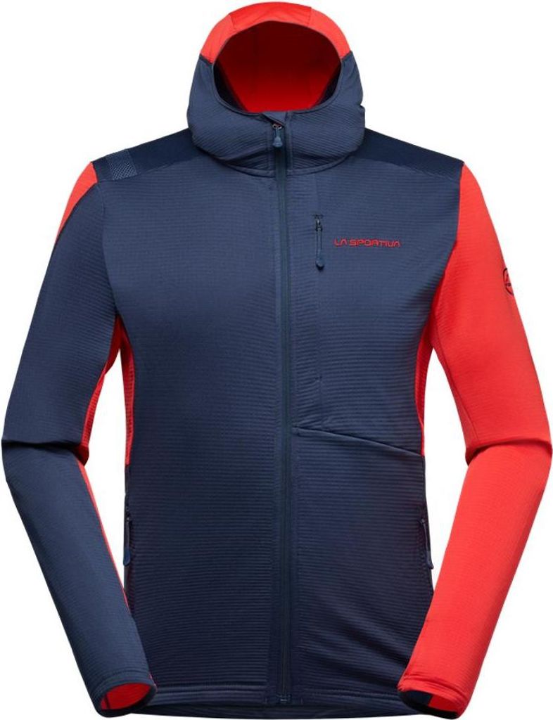 Chill Thermal Hoody M, Night Sky/Mountain Red, M, ZAHF017B46R24M, Mountain Hiking Herren Fleece - La Sportiva