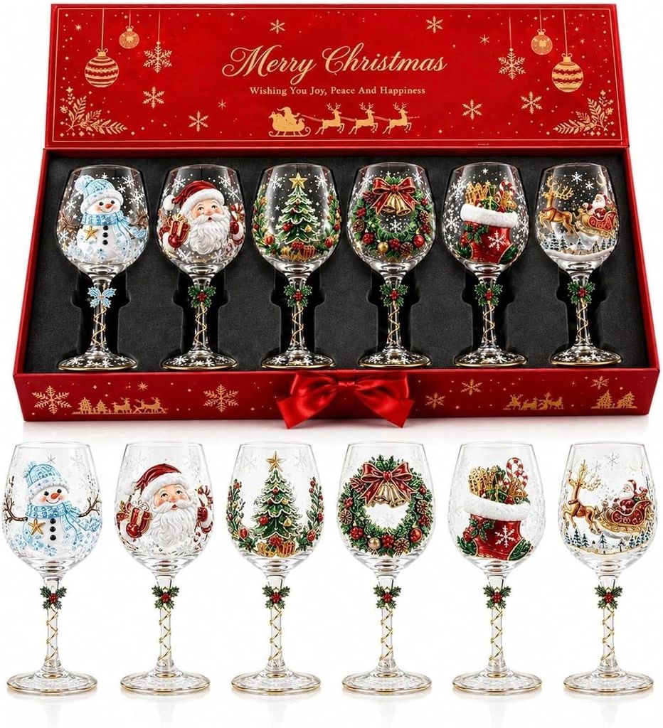 3d Weihnachtsgläser,weihnachtsgläser Christmas Produktbild 
