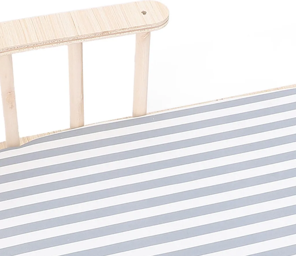 Couchage surélevé en bois avec coussin chaud - Idéal petit chien