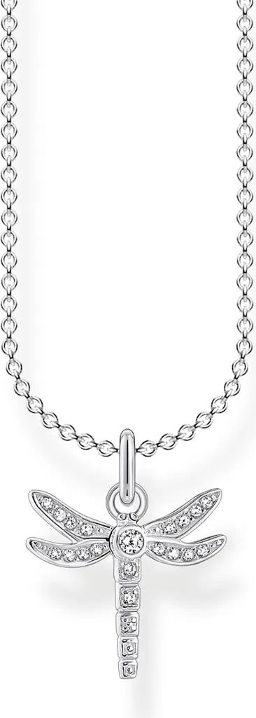 Collier Libellé en Argent pour Femme Thomas Sabo Chaîne Ajustable
