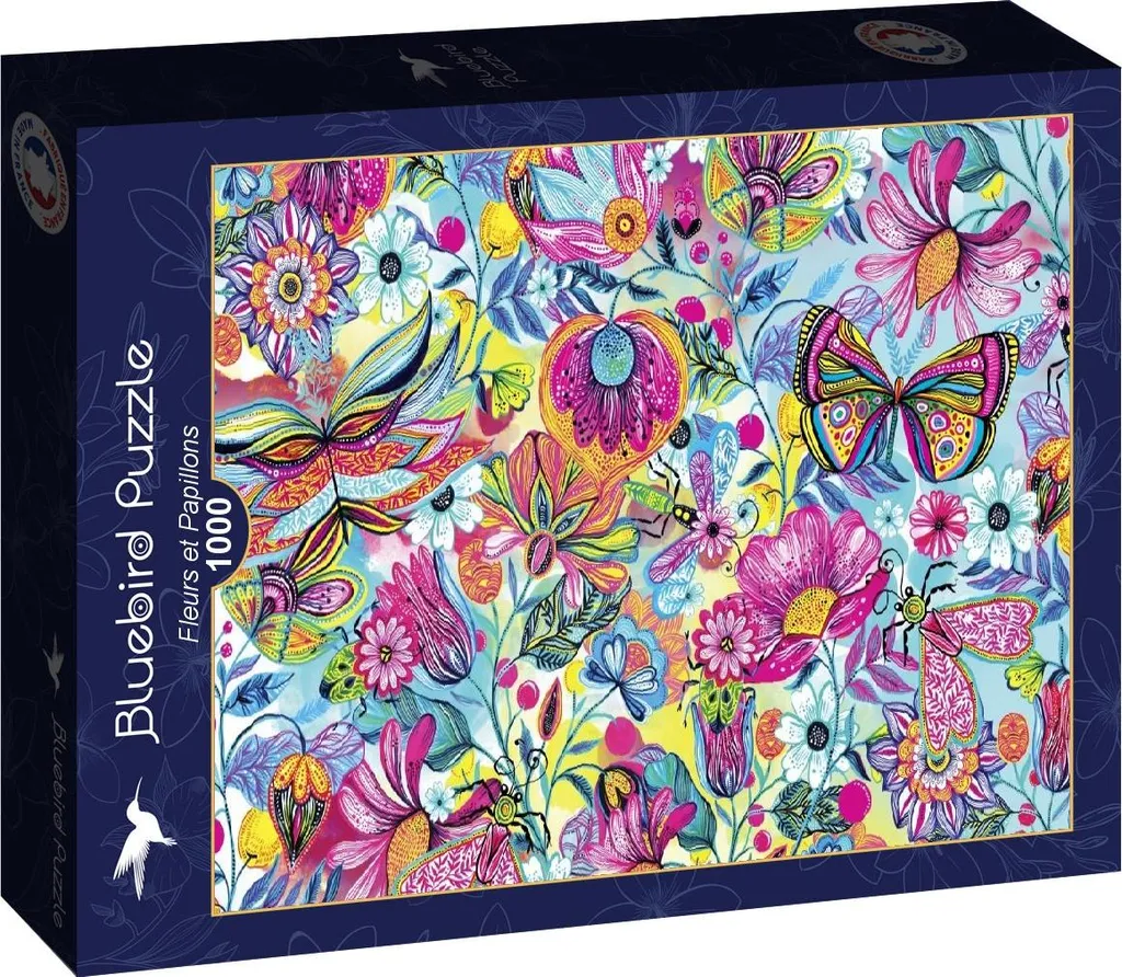Puzzle 1000 pièces de haute précision avec texture mat Bluebird