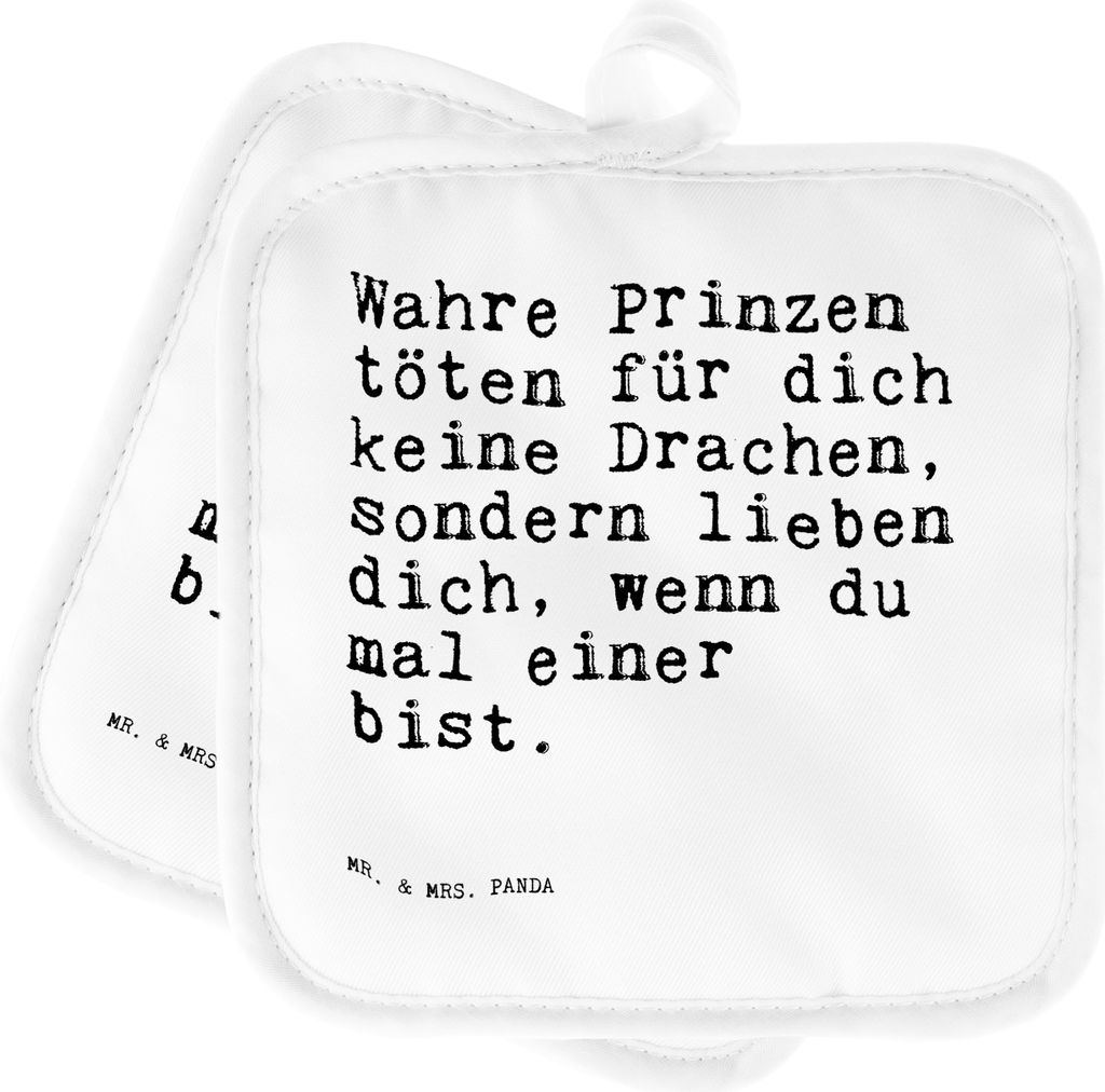 Mr. & Mrs. Panda Topfuntersetzer Wahre Prinzen töten für... Produktbild 