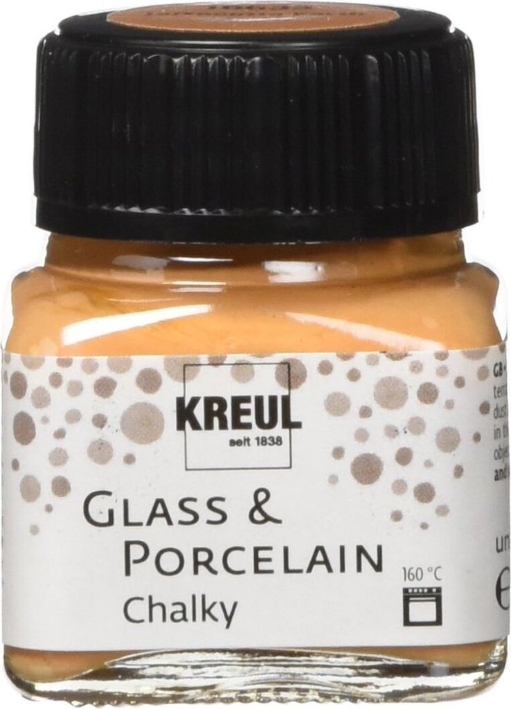 KREUL Glas- und Porzellanfarbe Chalky Terracotta Earth 20 ml im Glas