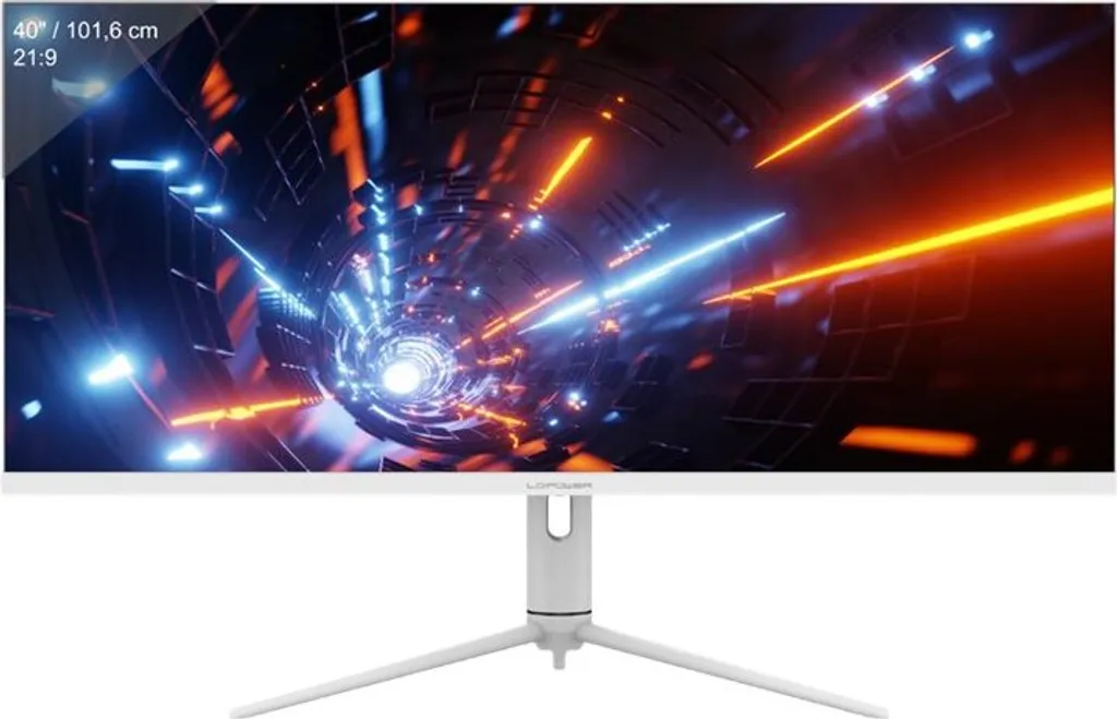 Écran IPS 144Hz LC-Power 40 pouces UWQHD Blanc avec Port USB-C Intégré