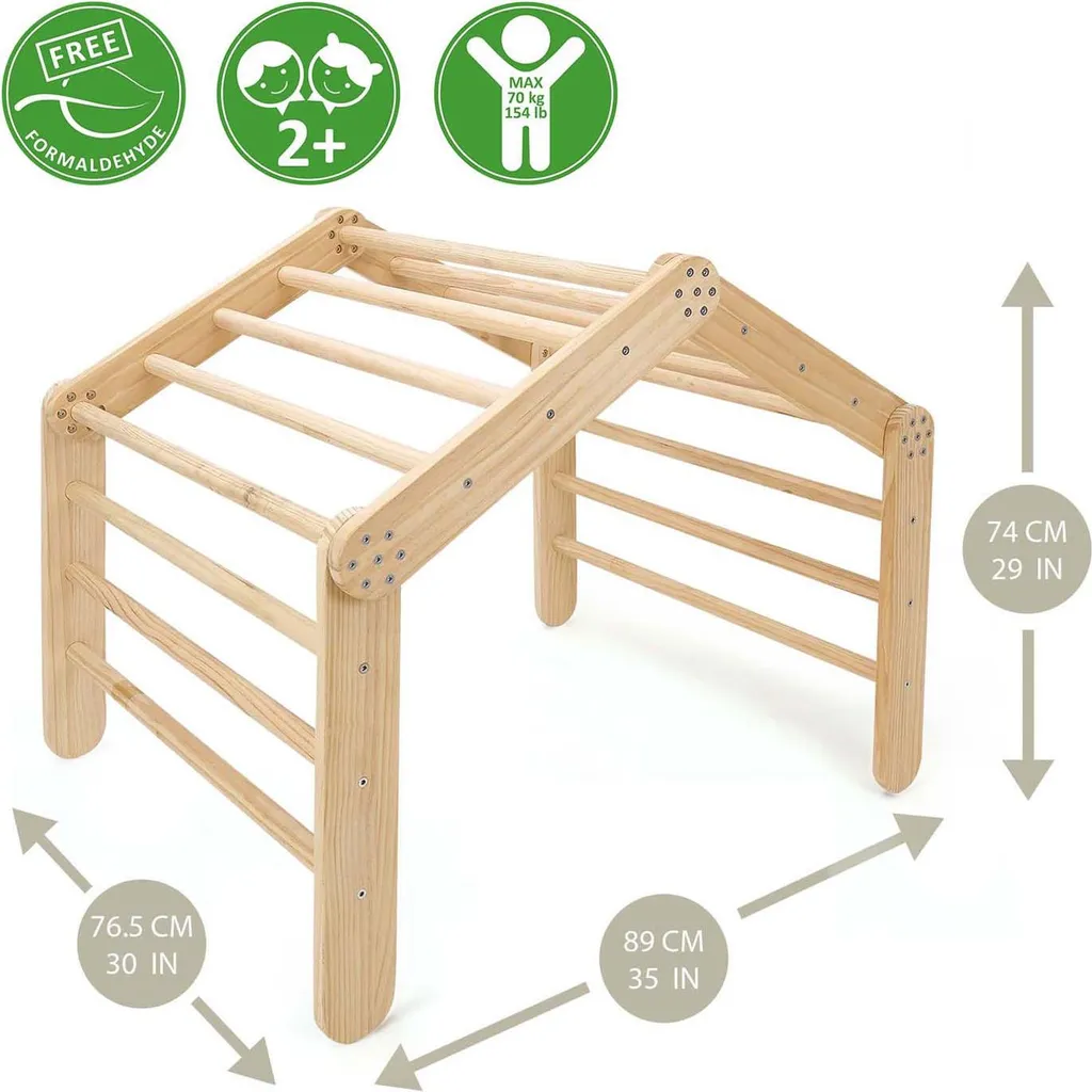 Structure d'escalade bois intérieure : la solution contre l'ennui - 2