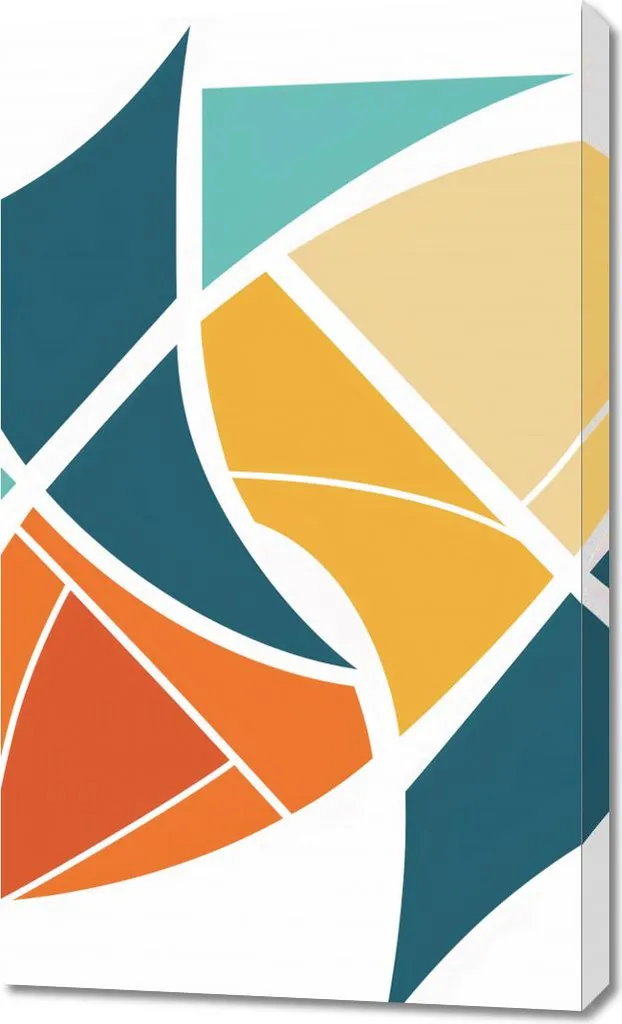 Sublimez vos Murs Vides avec l'Image 60 x 100 cm Géométrie du Vent Design
