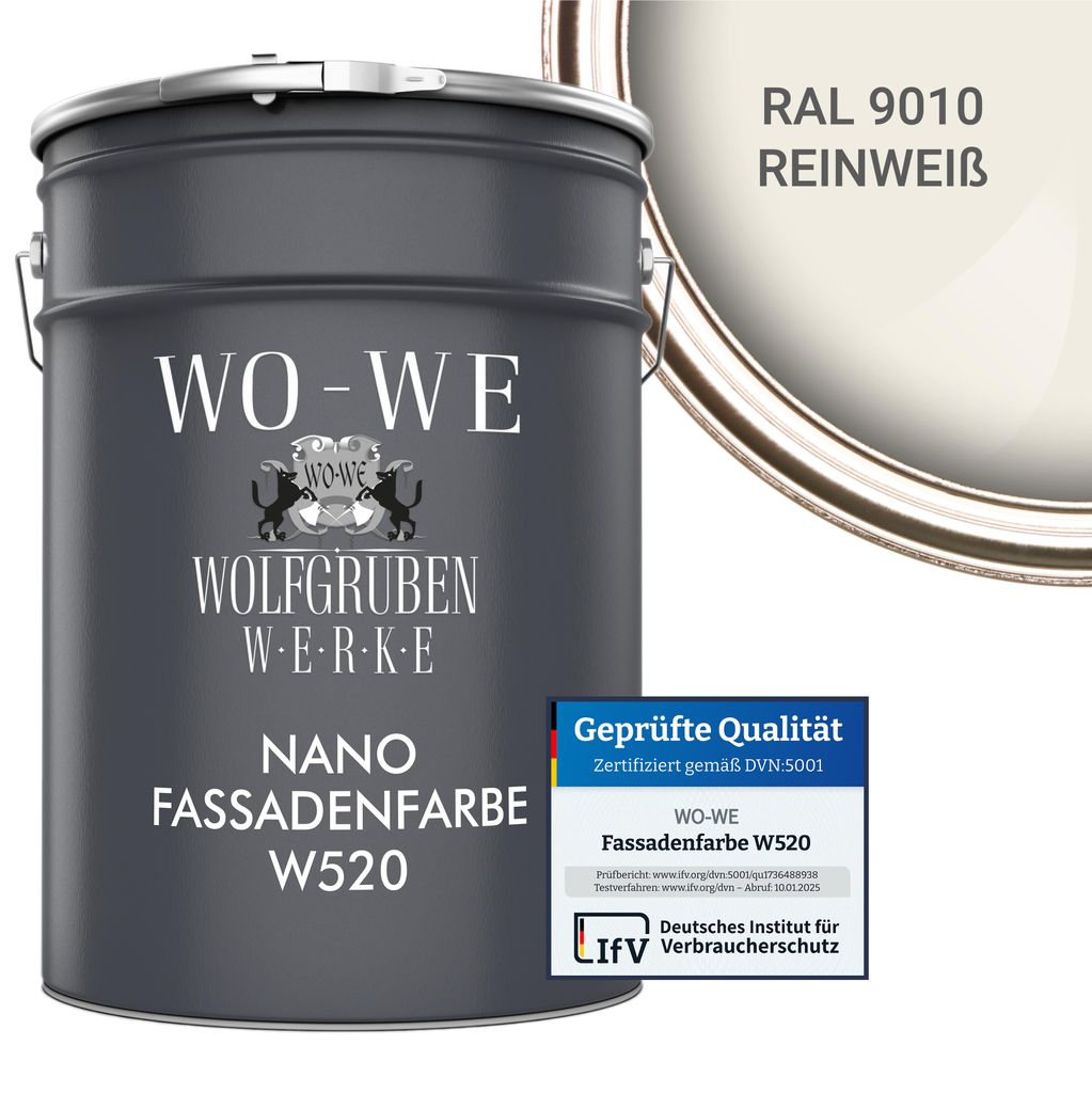 Nano Fassadenfarbe Außen Wandfarbe Sockelfarbe W520 - RAL Produktbild 